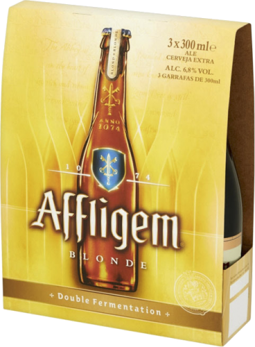 Affligem Blond set van 3 flesjes van 0,30 liter